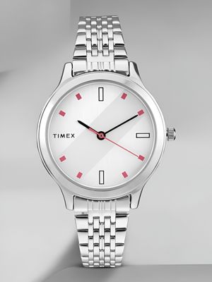 TIMEX Silver Dial Analog Watch For Women image 2
